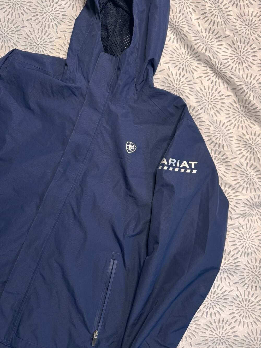Ariat Men's Rebar Stormshell Waterproof Navy Jacket 10041405 Mens M
